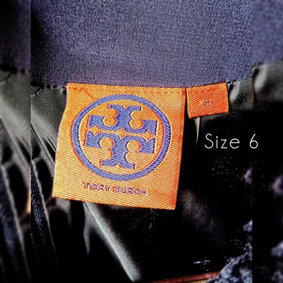 Tory Burch natalia sleeveless dark Blue tweed dress - Picture 9 of 9